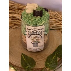 Poharas illatgyertya Pisztáciakrém 