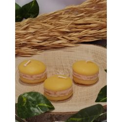 Macaron illatgyertya Citrom