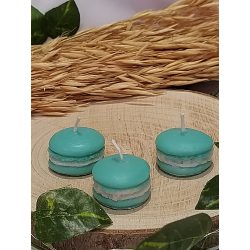 Macaron illatgyertya Zöldalma 