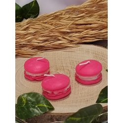 Macaron illatgyertya Málna 