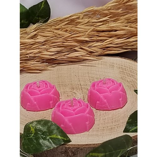Mini rózsa illatgyertya Ciklámen