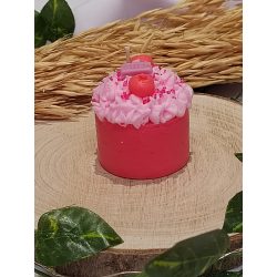 Torta illatgyertya Málna-Grapefruit