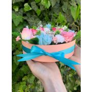 Ünnepi alkalmi box közepes Orchidea - Ciklámen 