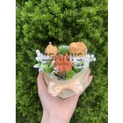 Mini illatgyertya box 3 szálas hibiszkusz 