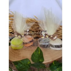 Szójaviasz köszönő ajándék macaron