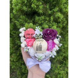 Mini illatgyertya box 3 szálas orchidea