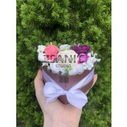 Mini illatgyertya box 3 szálas orchidea